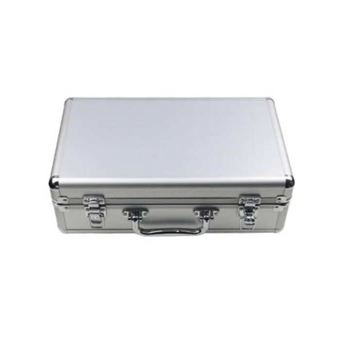 金属製キャリングケース - 拡大鏡とフロントライト M1