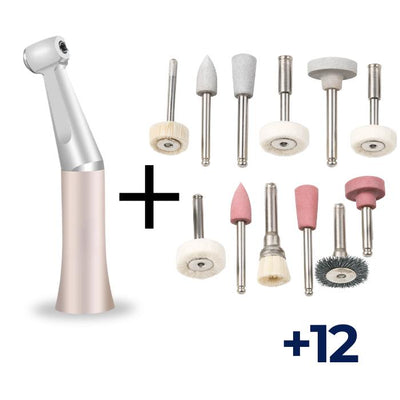 低速コントラアングル + 12本セット研磨用アクセサリー