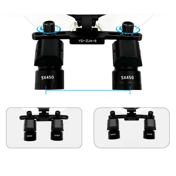 4倍〜6倍レンズと40,000ルーメンのライト付きZTルーペ