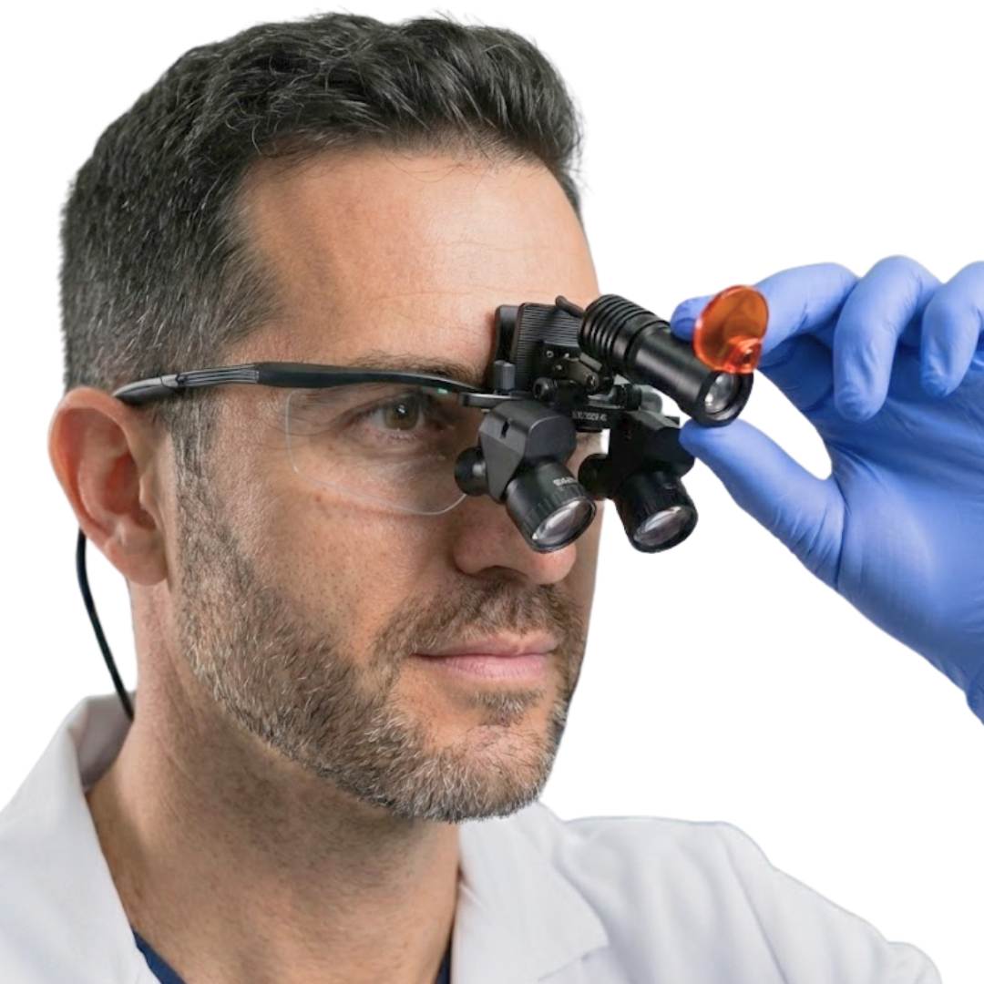 4倍〜6倍レンズと40,000ルーメンのライト付きZTルーペ