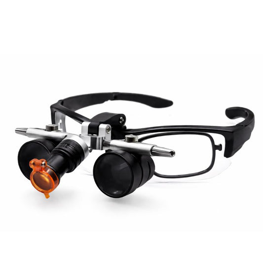 インターピュピラ調整付き拡大鏡T1とヘッドライト