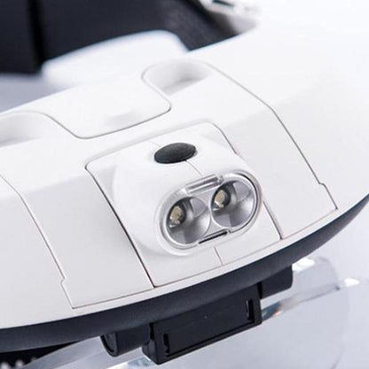 5つの異なる倍率と2つの調整可能なLEDを備えたルーペZ1