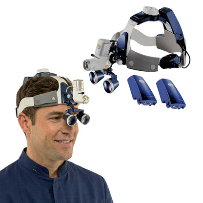 2.5倍または3.5倍レンズと超強力な80,000ルーメンのライト付きV1 Pro MAX 拡大鏡