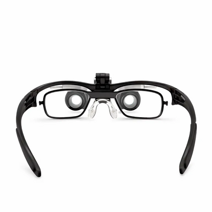 インターピュピラ調整付き拡大鏡T1とヘッドライト