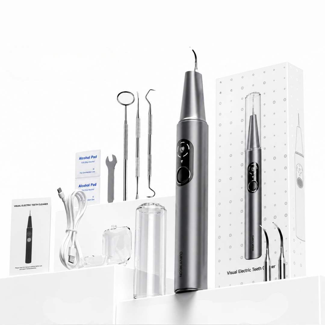 Limpiador dental ultrasónico con cámara HD y luz LED - Madicaza