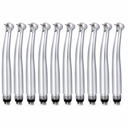 高速LED歯科用タービン - 10本セット(2穴または4穴)